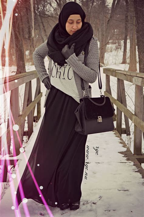 Hijab Chic In Snowy Weather Hijab Style Casual Hijab Chic Muslimah