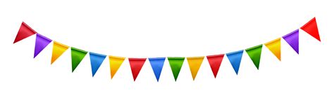 Party Flags Png Transparent Image Download Size 3063x908px