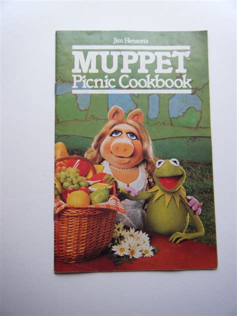 Jim Hensons Muppet Picnic Cookbook 1981 Hallmark Cards