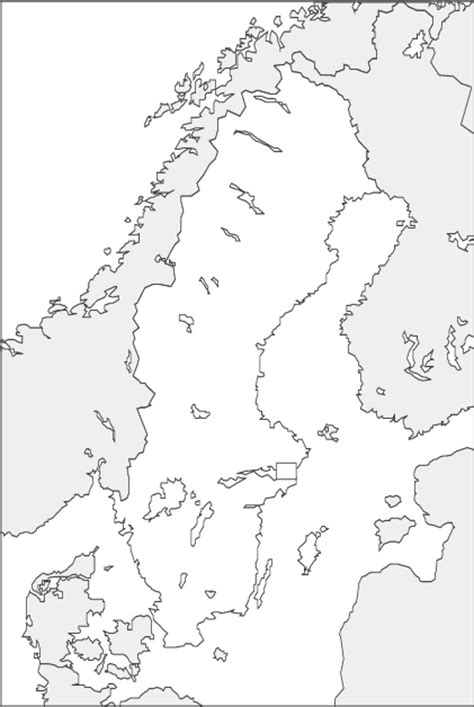 Abcteach Printable Worksheet Blackline Maps Sweden