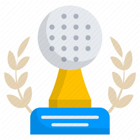 Champion Prize Gold Golf Trophy Icon Download On Iconfinder