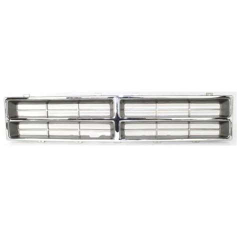 Grille Chrome Headlight Bezels Lh And Rh Side For 86 90 Dodge Full Size