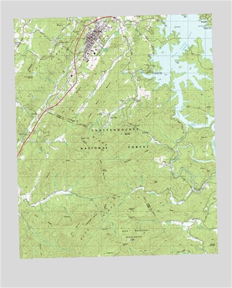 Blue Ridge Ga Topographic Map Topoquest