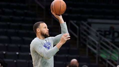 Watch Steph Curry Splash Jumpers Amid Injury Concerns Before Finals