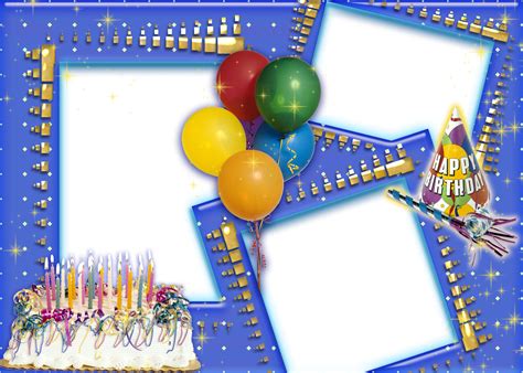 Birthday Collage Frame Png Transparent Images Png All