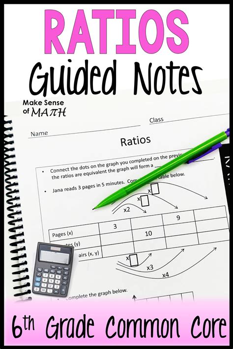 6th Grade Math Worksheet Ratios