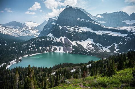 Grinnell Lake In Glacier National Park Photograph By Evan Sloyka