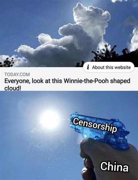 about this website today com everyone look at this winnie the pooh shaped cloud ifunny