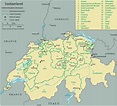 Zurich Switzerland Map Europe