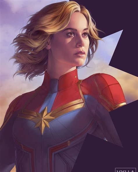 Captain Marvel By Vylla Art Rmarvelstudios
