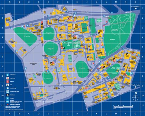 Map Of Sydney University Campus Map
