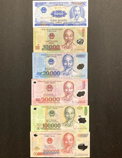 1 X Ea Vietnamese Dong 200000₫ 100000₫ 50000₫ 20000₫ 10000
