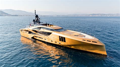 Have A Spare 30 Million Spend It On This Literally Golden Yacht