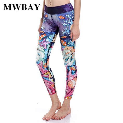 Mwbay Marca Pantalones Inferiores Mujer Sirena Medusas Phoenix