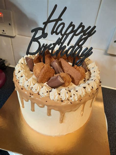 coffee birthday cake in 2020 | Cake, Coffee buttercream, Chocolate caramels