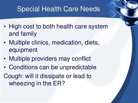 The Child With Special Health Care Needs