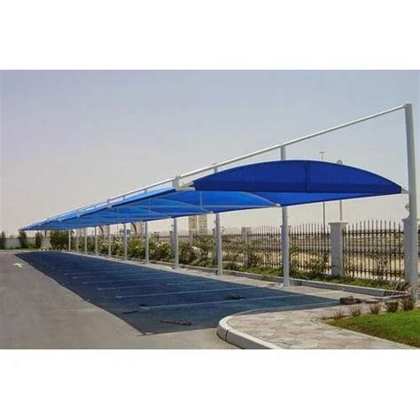 Pvc Tensile Car Parking Cantilever Structure Coated At Rs 350square