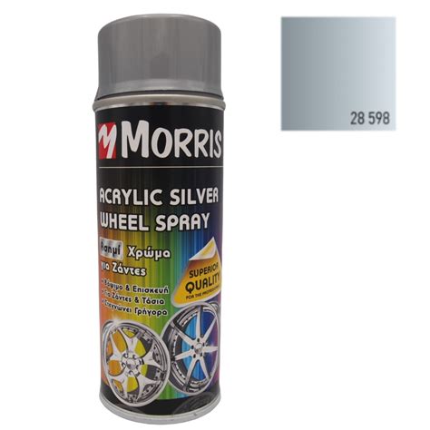 Спрей Morris за джанти и капаци Acrylic Silver Wheel Spray 400 Ml
