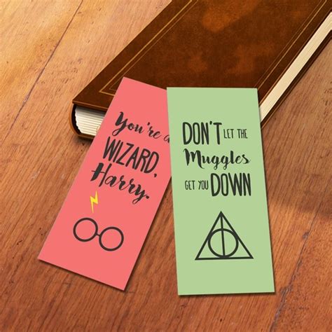 Als ob harry potter noch mehr publicity bräuchte: Harry Potter Lesezeichen Zum Ausdrucken