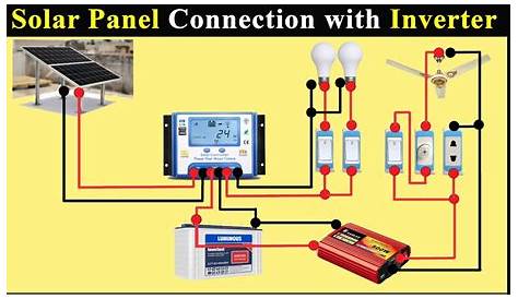 Solar Panel connection with Inverter for Home | Solar Inverter
