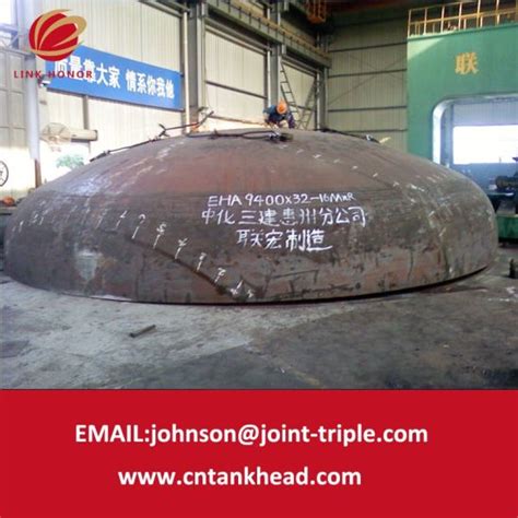 China 01 03 Large Carbon Steel Ellipsoidal Head Asme Pressure Vessel