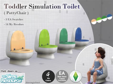 The Sims Resource Toddler Simulation Toiletpotty Chair 17 Colors 03