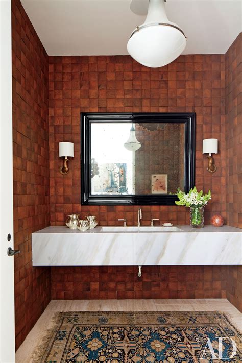 Powder Rooms Sure To Impress Any Guest Photos Architectural Digest
