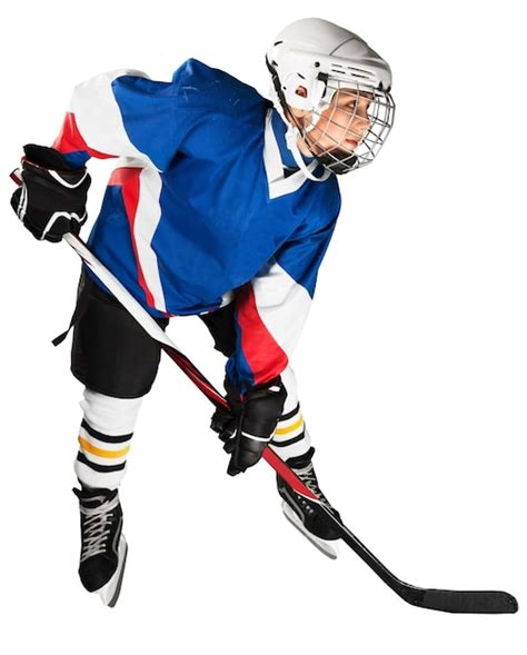 Premium Photo Young Hockey Player