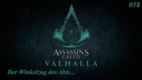 Assassin S Creed Valhalla 058 Der Winkelzug Des Abts YouTube