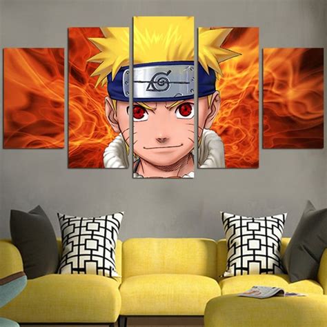 Pin On Naruto Wall Art Canvas