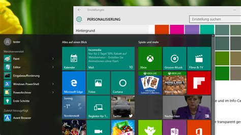 Windows 8 Wechselnde Hintergrundbilder Computer Bild