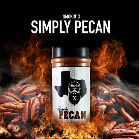 Smokin X Simply Pecan Bbq Seasoning And Dry Bbq Rub 131 Oz Bottle Ow27200