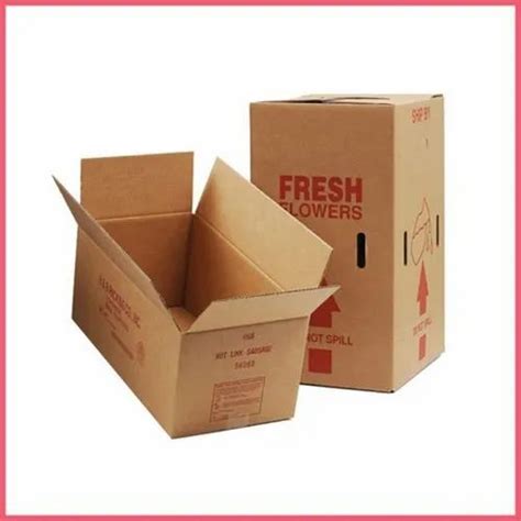 Double Wall 5 Ply Flexo Rectangular Printed Corrugated Box At Rs 40 Piece In Jaipur