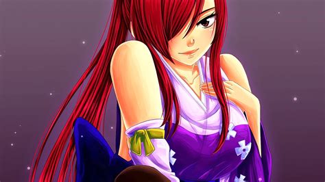 Wallpaper Cosplay Anime Girls Black Hair Fairy Tail Scarlet Erza