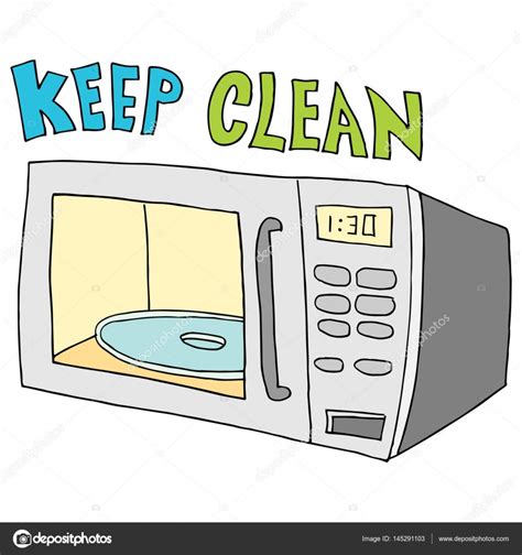 Keep Microwave Clean — Stock Vector © Cteconsulting 145291103