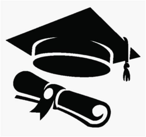 Diploma Clip Art Graduation Cap And Scroll Hd Png Download Kindpng