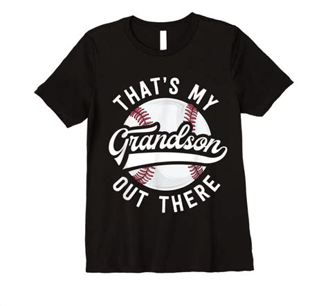 Trends Baseball Grandpa T Thats My Grandson Out There T Shirts