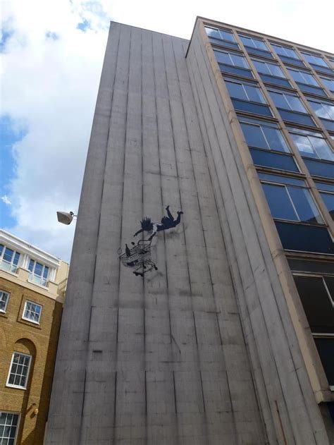 Shop Till You Drop Bansky Banksy Reverse Graffiti Street Art