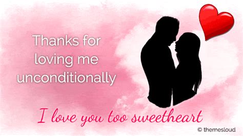 Thank You For Your Unconditional Love Free For Your Love Ecards 123