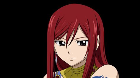 Erza Scarlet Fairy Tail Red Hair Transparent Vector