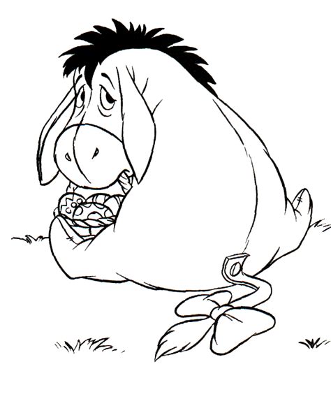 Eeyore Coloring Pages Coloring Home