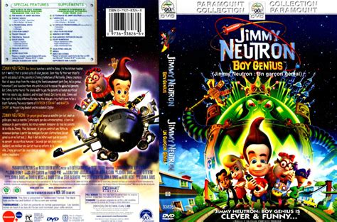 Jimmy Neutron Boy Genius 2001 Dvd Cover And Label Dvdcovercom
