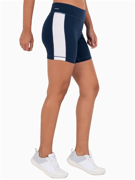 Athletic Works Womens Active Varsity Stripe 65 Bike Shorts