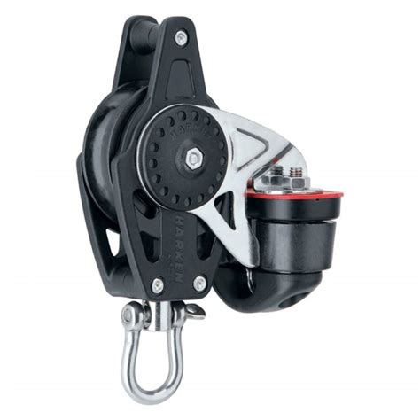 Harken 2646 Carbo Single Utility Block With Becket Swivel Shackle