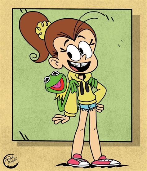 Luan And Kermit By Thefreshknight On Deviantart Loud House Movie Loud