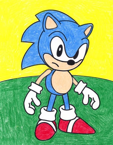 How To Draw Sonic Sergio Sekerak