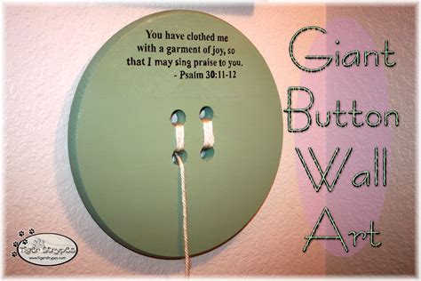 Giant Button Wall Art For The Home Diy Craft Tigerstrypes