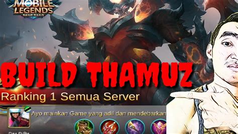 Mobile Legends Bang Bang Thamus Hero Rusuh Youtube