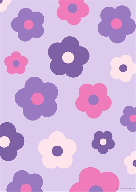Pink And Purple Wallpaper Daisy Wallpaper Preppy Wallpaper Iphone