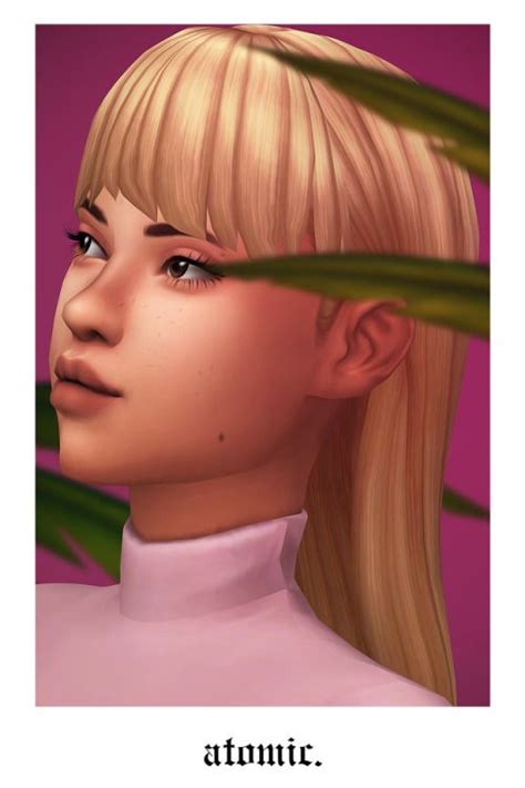 Grimcookies Atomicanother Updated Hair Im Trying Not To Sims